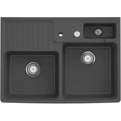Villeroy & Boch Double-bowl sink 90 Grafit