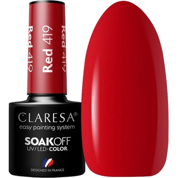 Claresa Gél lak Red 419 5 g