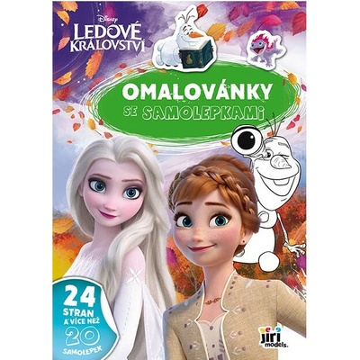 Jiri Models 3164-0 omalovánky A4 se samolepkami Ledové království