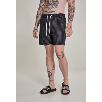 Mister Tee Мъжки плувни шорти Mister Tee FuckYou в черноUB-MT960-00007 - Черен, размер S