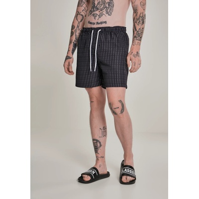 Mister Tee Мъжки плувни шорти Mister Tee FuckYou в черноUB-MT960-00007 - Черен, размер S