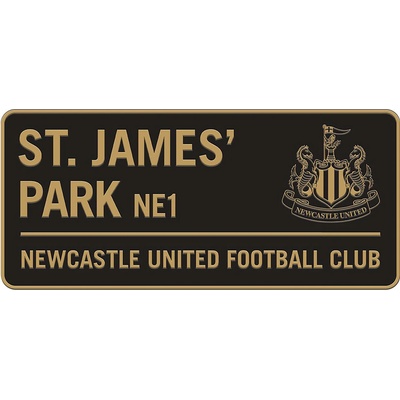 Fan-shop Plechová cedule NEWCASTLE UNITED Street black