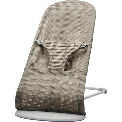 BabyBjörn Bouncer Bliss šedá béžová Mesh – Zboží Mobilmania