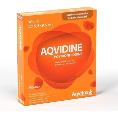 Aqvidine Povidone Iodine 9.5 x 9,5 g 10 ks