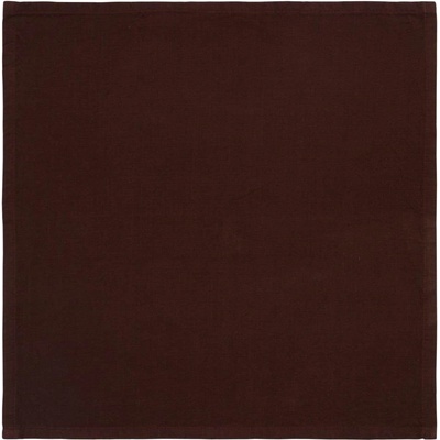 Ib Laursen bavlna ubrousek Elin Plain Brown hnědá 40x40 cm
