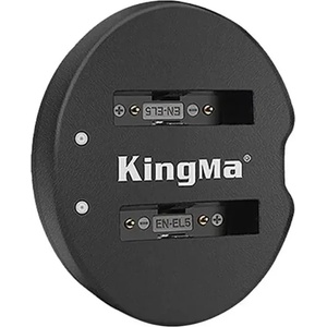 KingMa Зарядно за батерия EN-EL5 USB Dual за Nikon Coolpix 3700, 4200, 5200, 5900, 7900, Зарядно за батерии