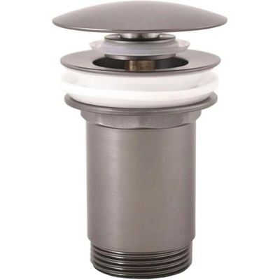RAV Slezák Nil Výpusť umyvadlová CLICK-CLACK 5/4, metal grey MD0484MG