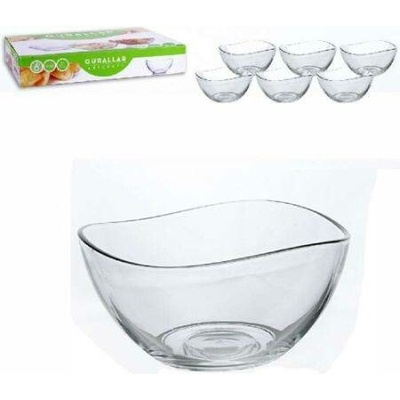 LAV Sada misek Vira Sklo 6 ks 215 ml 10,5 x 5,2 cm
