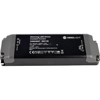 Dekolight Deko-Light napájení BASIC, D50040NT konstantní proud 500 mA IP20 stmívatelné 40-80V DC 40,00 W 862136