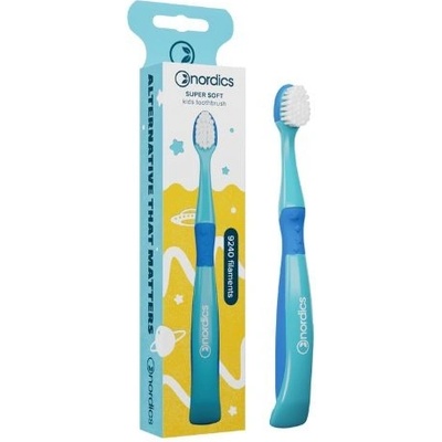 Nordics Oral Care Detská zubná kefka od 3+ rokov Soft Modrá morská panna