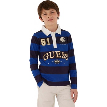 Guess Heavy Jersey Ls L4RP01 KC334 tmavomodrá