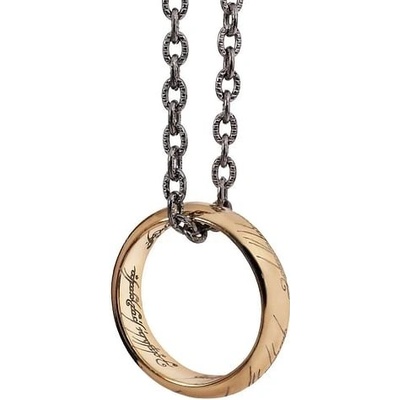Noble Collection Strieborný prsteň Pán prsteňov Prsteň moci De Luxe NN9269