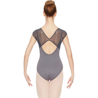 Intermezzo elegantný trikot so sieťkou Bodymejedjer 31396 uhľovo sivý
