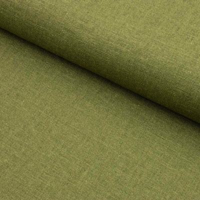 Len s viskózou a elastanom - Zelená khaki