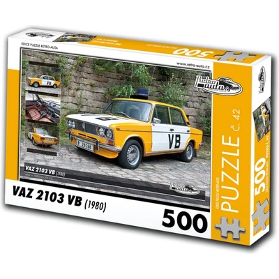 Retro cars - Puzzle Vaz 2103 VB (1980) - 500 piese