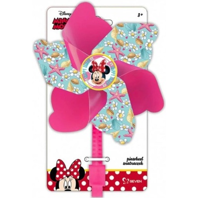 PREXIM Větrník na kolo Minnie růžový 17 cm