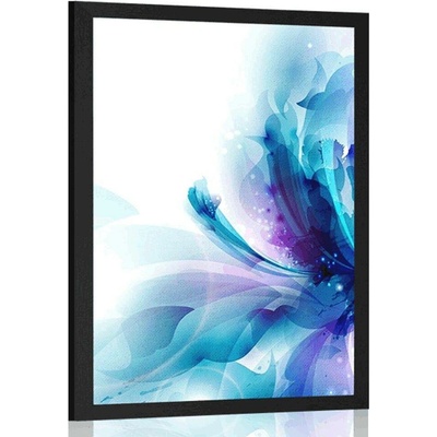 Plakát květ ve futuristickém stylu - 40x60 no frame