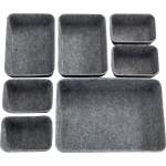 Wenko 64502100 - Органайзер за чекмедже FELT 28, 5 x 20 см сив (WE0504)