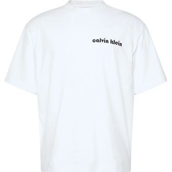 Calvin Klein Jeans Тениска Calvin Klein Jeans Men's Bubble T-Shirt - Brilliant White