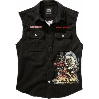 Brandit košele Iron Maiden The Number of the Beast čierna