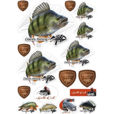 17ks - Nálepka Giants Fishing Ostriež