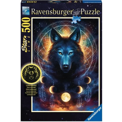Ravensburger - Puzzle Lunar Wolf - 500 piese