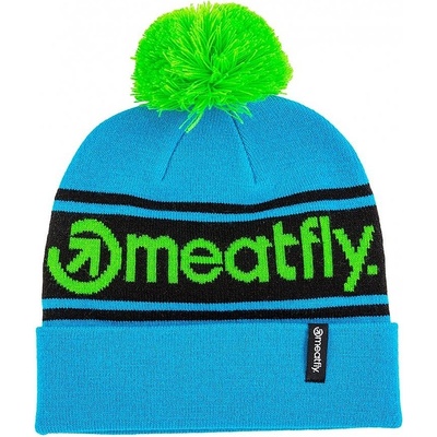 Meatfly zimní čepice Robb 3 Beanie 20/21 D Malibu Blue Lime