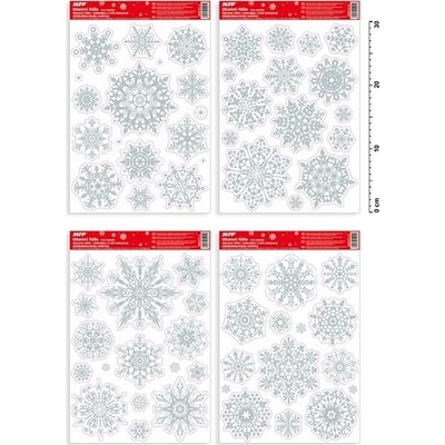 Okenní fólie MFP Paper vánoce glitr VA011 20x30cm