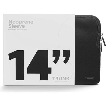 Trunk Удароустойчив неопренов калъф за MacBook Pro 14 M1 (2021), MacBook Pro 14 M2 (2023) - Trunk Laptop Sleeve (черен) (TR-ALSPRO14-BLK)