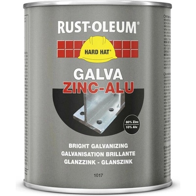 Rust-Oleum Zinková barva s částicemi hliníku Rust-Oleum HARD HAT® GALVA ZINC ALU 1 kg