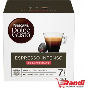 NESCAFÉ Кафе Dolce Gusto Espresso intenso без кофеин капсули 16бр