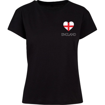 Mister Tee Тениска Ladies Merchcode Football - England T-shirt black XXLUB-MP0008605-00007 - Тъмносив, размер XXL