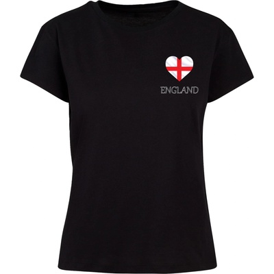 Mister Tee Тениска Ladies Merchcode Football - England T-shirt black XXLUB-MP0008605-00007 - Тъмносив, размер XXL