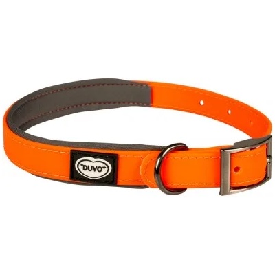 Duvoplus Explor South PVC Neon нашийник за кучета - Неон Оранжев, обиколка 35-55 см, ширина 20 мм, Белгия - 11098