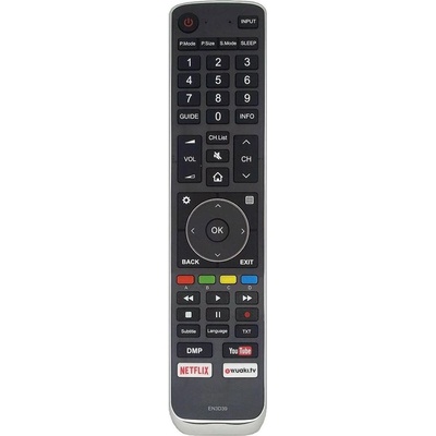 съвместим Hisense en3g39, t210141 - заместител дистанционно управление (en3g39, t210141)