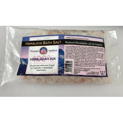 Vivaco Himalajská soľ do kúpeľa ružová 500 g