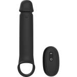 DreamToys Ramrod Vibrating Extender with Remote Black