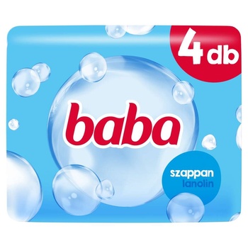 Baba Бебешки сапун с ланолин 4x90g (8720181392474)