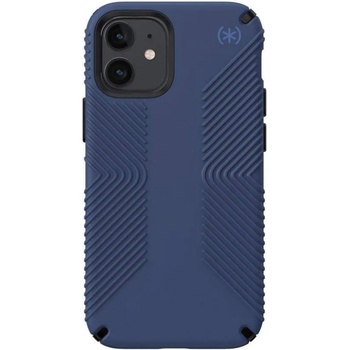 Speck Presidio 2 Grip Case - удароустойчив хибриден кейс за iPhone 12 Mini (син)
