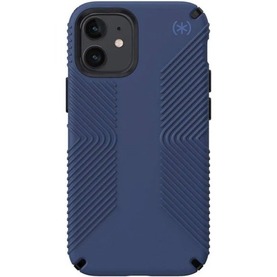 Speck Presidio 2 Grip Case - удароустойчив хибриден кейс за iPhone 12 Mini (син)