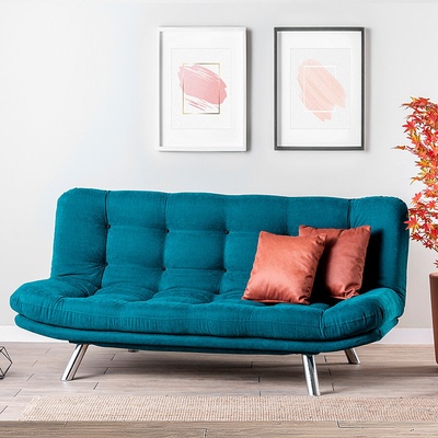 ASG Разтегателен диван misa - петролнозелено (8681875401615)