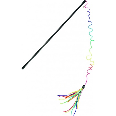 Beeztees Škádlítko pro kočky duhové třásně 70cm