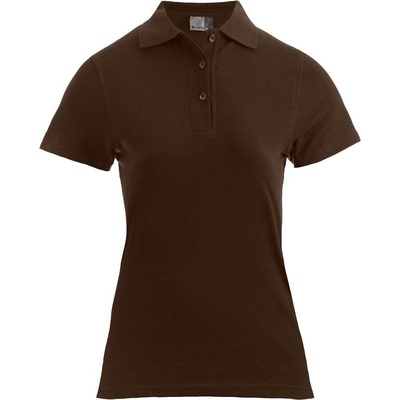 Promodoro 4005 Dámske piqué polo "Superior" hnedá