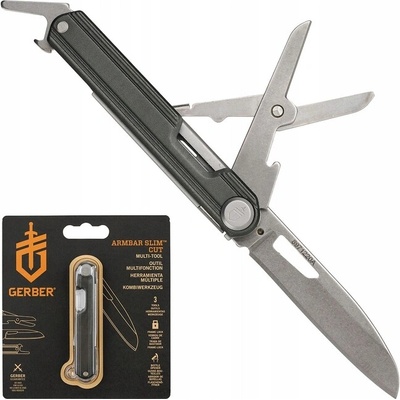 Gerber Многофункционален нож Gerber Onyx с 3 инструмента, 6, 3 см, черен (T00060999)