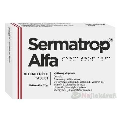 Sermatrop Alfa na plodnosť a reprodukčnú schopnosť 30 tabliet