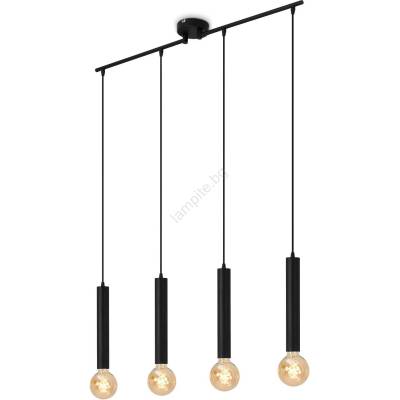 Briloner - Пендел LONGA 4xE27/60W/230V черен (BL1348)