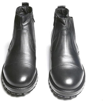 Base Мъжки боти от естествена кожа - Черни 20210834686 (321963_Черно)