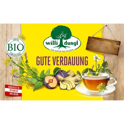Willi Dungl Dobré trávení bio bylinný čaj 40 g