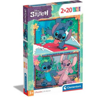 Clementoni 2x20ч. Пъзел Stitch