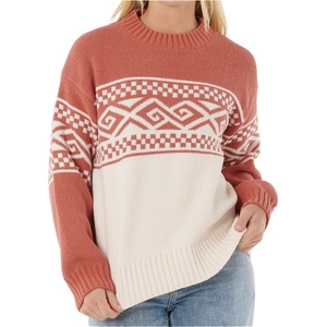 Rip Curl Дамски пуловер Rip curl Women's Cosmic Kiss Sweater Jumper - Brick (117-3254-0215)